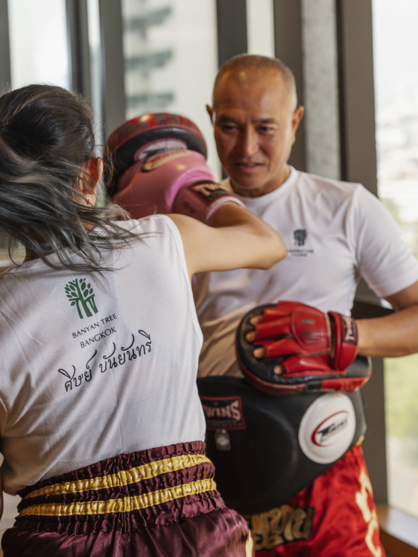 Banyan Tree Spa Bangkok Thai Boxing